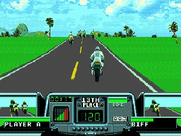 Road Rash 3 (USA) (Alpha) screen shot game playing